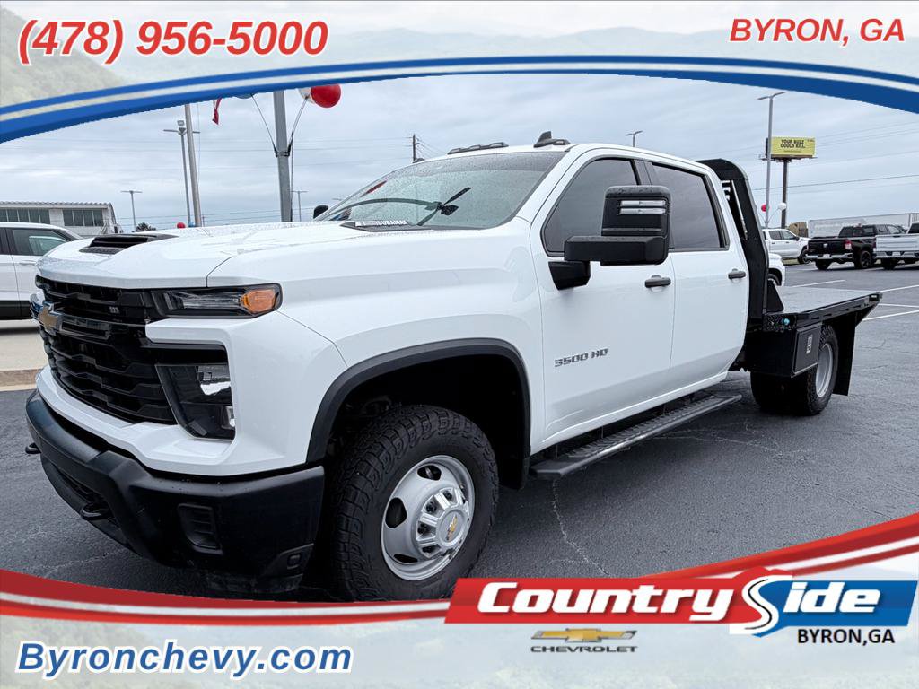 Used 2024 Chevrolet Silverado 3500 W/T w/ Snow Plow Prep Package AWD/4WD video 1