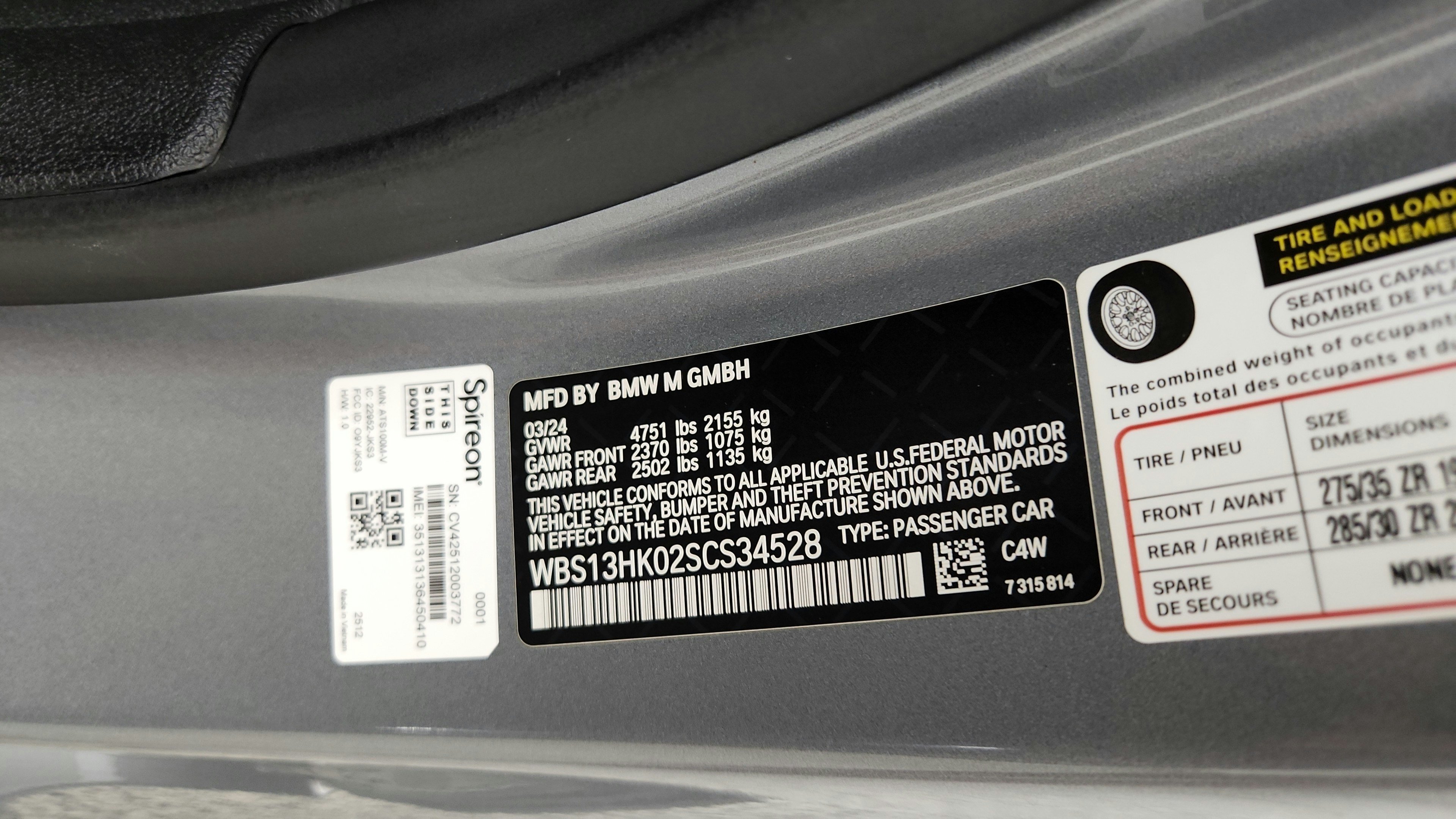 Used 2025 BMW M4 Coupe w/ Executive Package RWD image 26