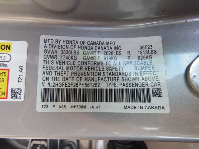 Certified 2023 Honda Civic LX image 23