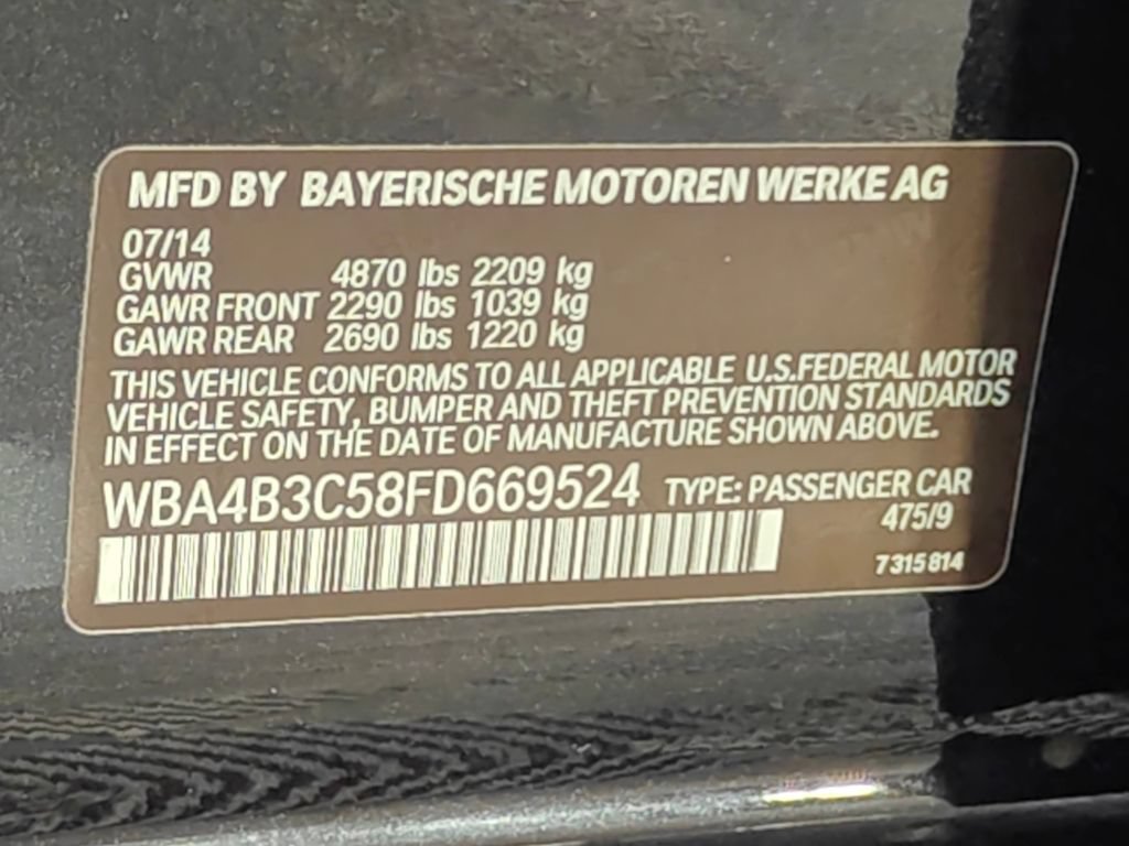Used 2015 BMW 435i Gran Coupe xDrive AWD/4WD image 57
