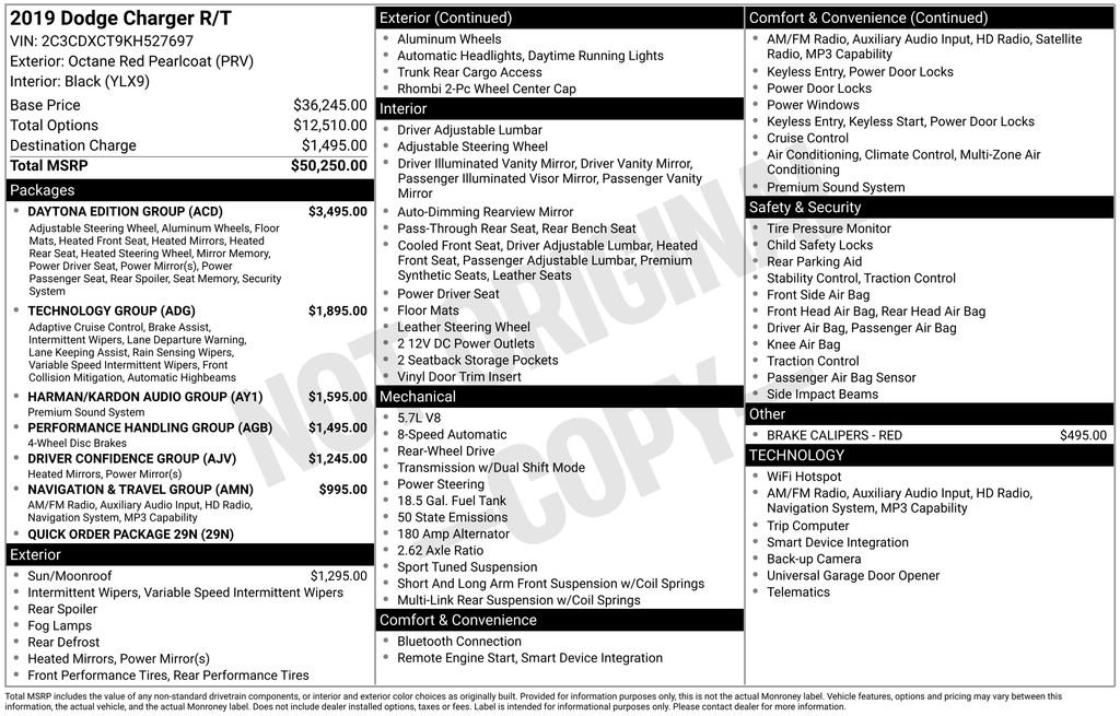 Used 2019 Dodge Charger R/T w/ Daytona Edition Group image 5