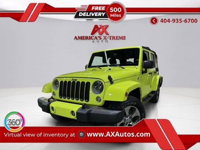 Used 2016 Jeep Wrangler Unlimited Sahara w/ Max Tow Package AWD/4WD image 1