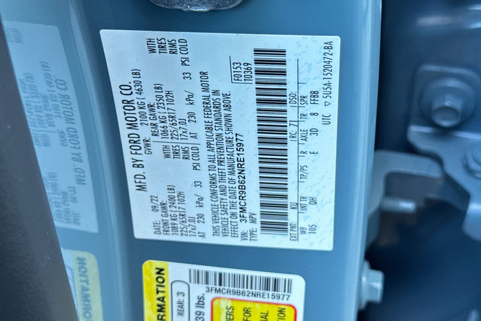 Used 2022 Ford Bronco Sport Big Bend w/ Convenience Package image 28