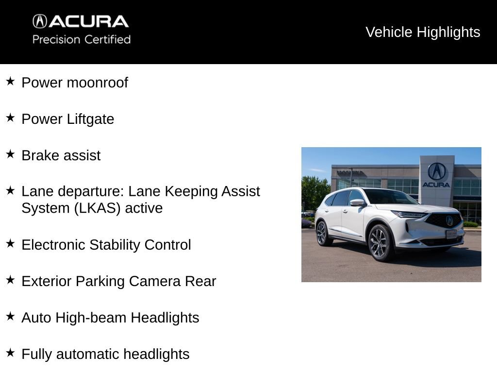 Certified 2023 Acura MDX SH-AWD w/ Technology Package image 17