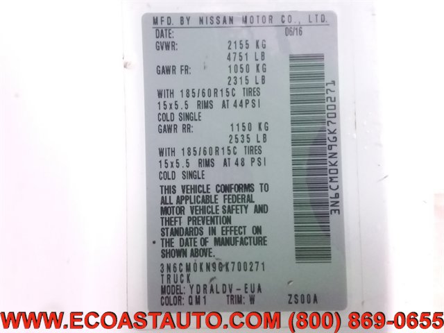 Used 2016 Nissan NV200 S w/ Cruise Control Package FWD image 20