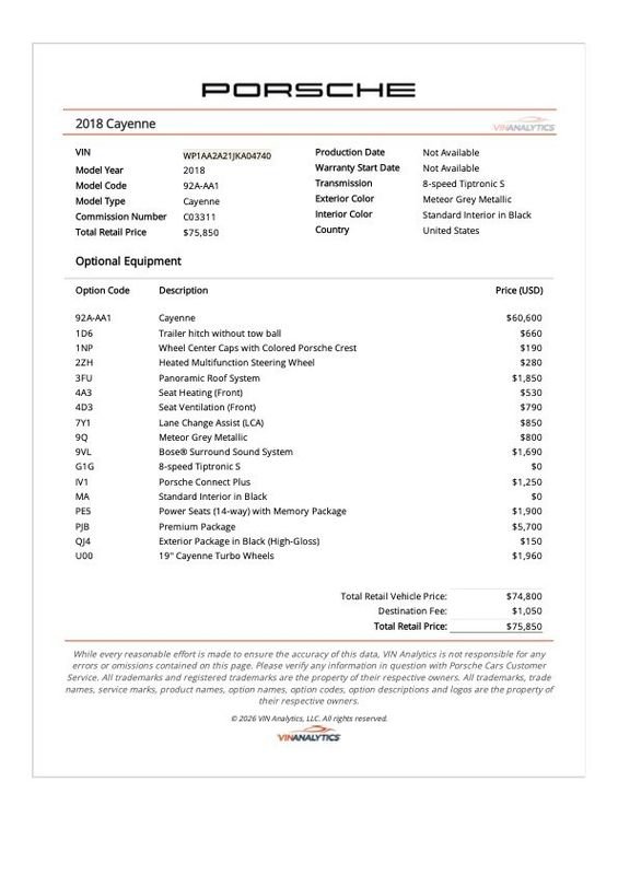 Used 2018 Porsche Cayenne AWD/4WD image 2