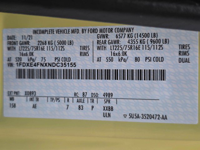 Used 2022 Ford E-450 and Econoline 450 Super Duty RWD image 44
