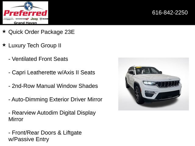 Used 2024 Jeep Grand Cherokee Limited w/ Luxury Tech Group II image 6