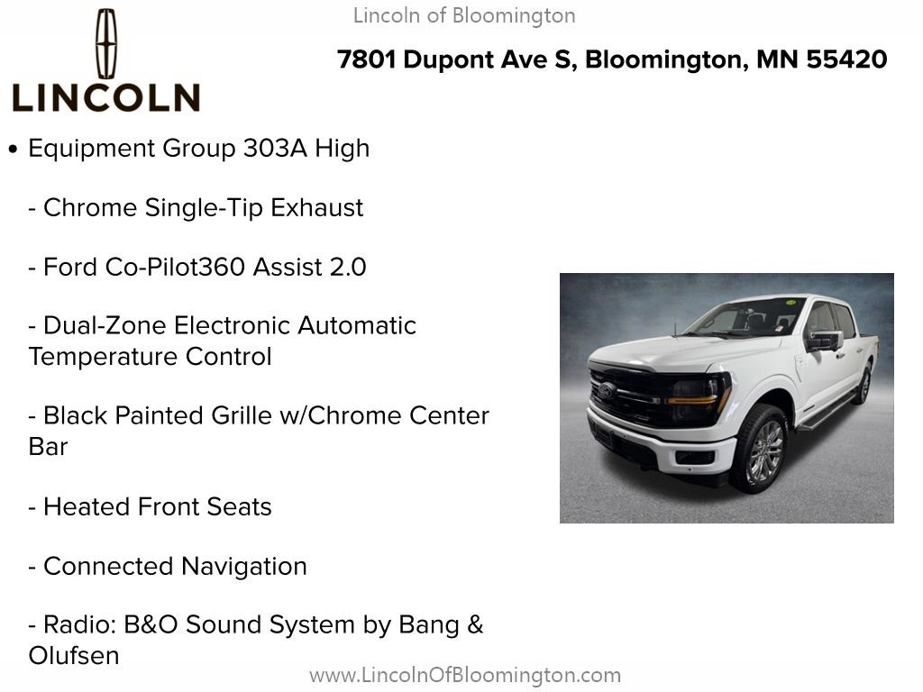 Used 2025 Ford F150 XLT w/ Equipment Group 303A High AWD/4WD image 9