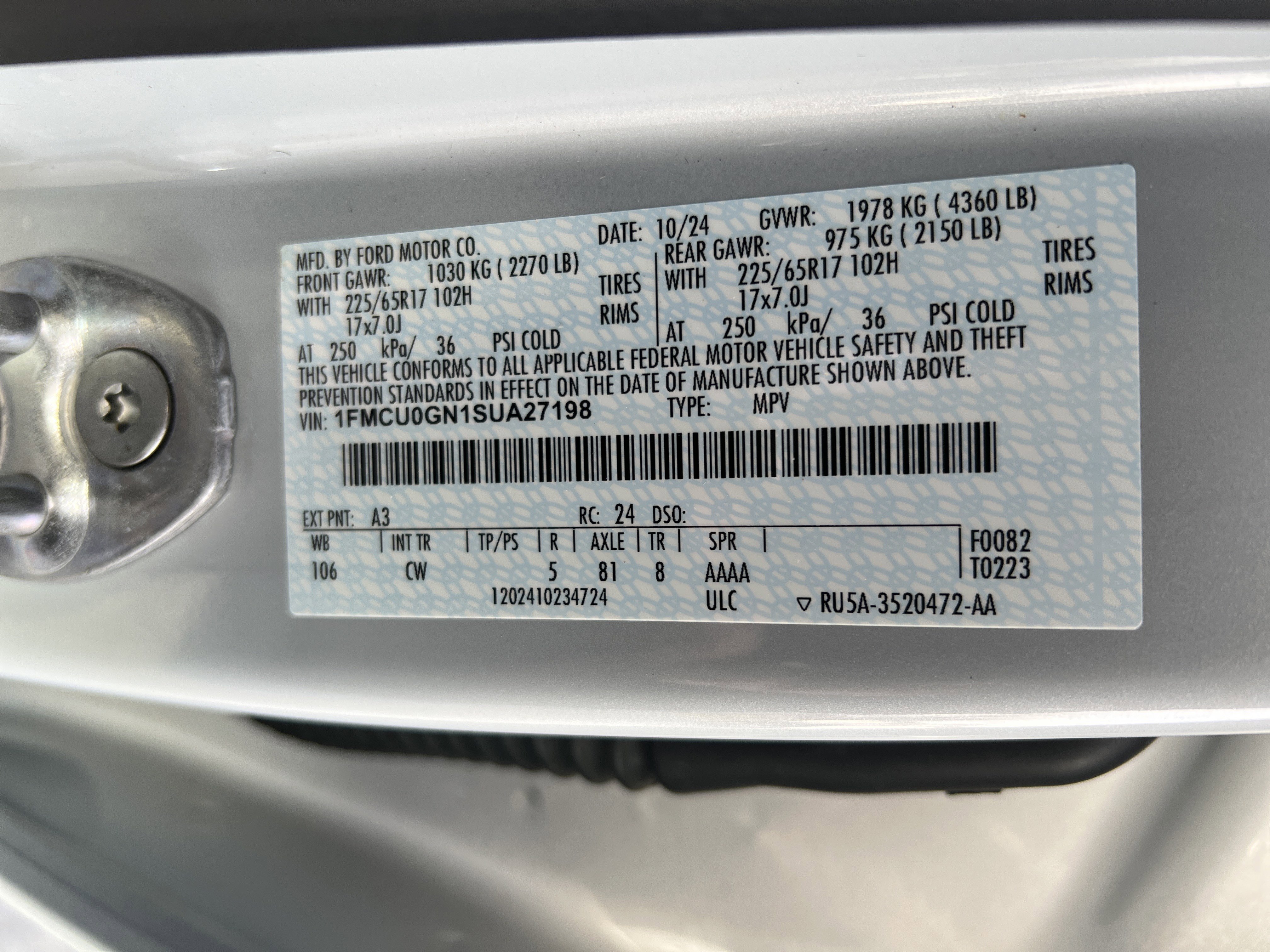 Used 2025 Ford Escape Active w/ Tech Pack #1 image 30