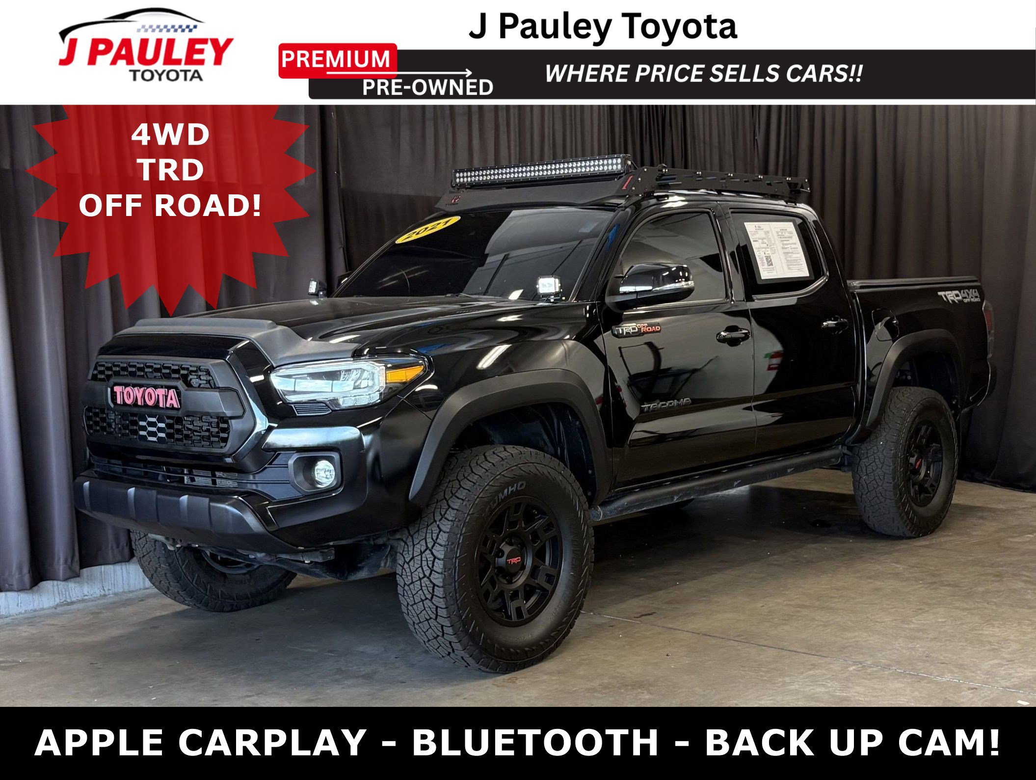 Used 2021 Toyota Tacoma TRD Off-Road AWD/4WD image 1