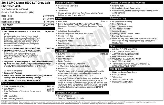 Used 2018 GMC Sierra 1500 SLT image 13