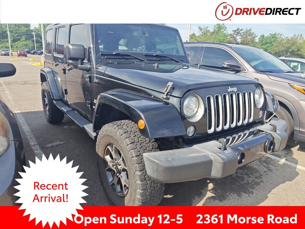Used 2017 Jeep Wrangler Unlimited Sahara w/ Connectivity Group AWD/4WD image 1