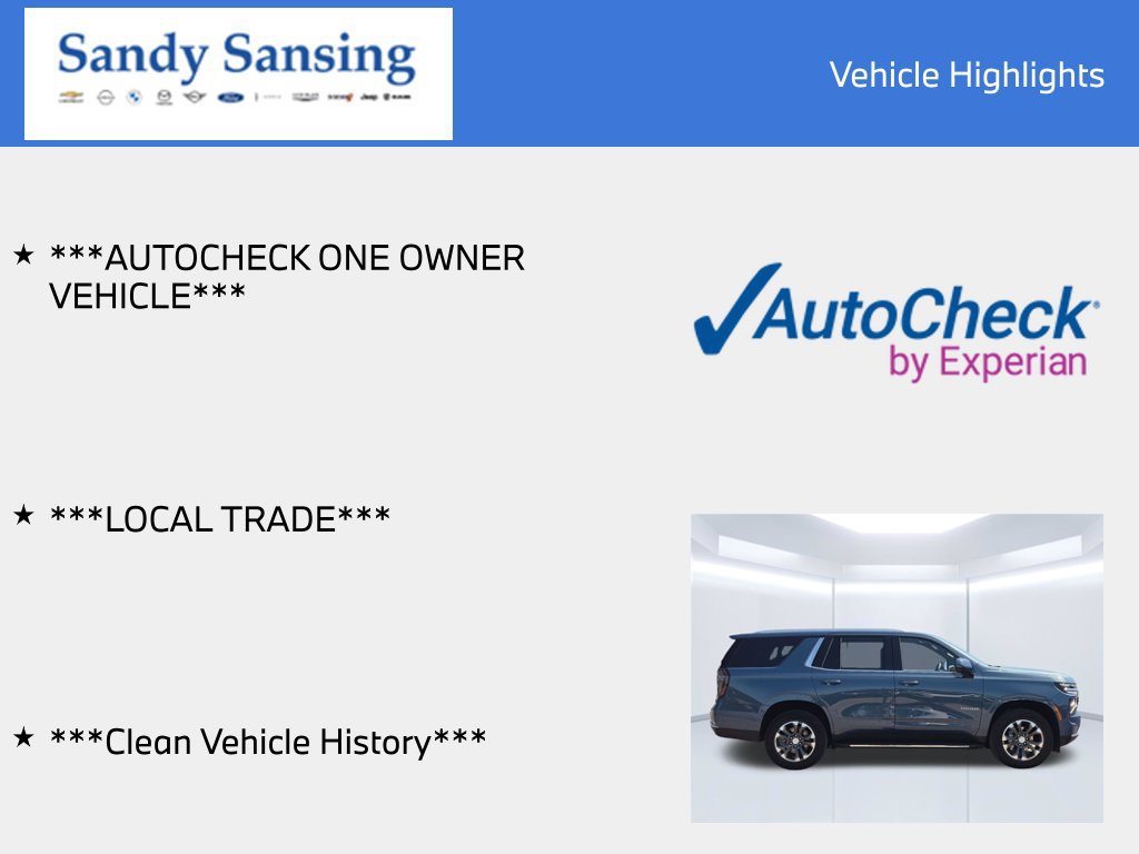 Used 2026 Chevrolet Tahoe LT w/ Comfort Package RWD image 7