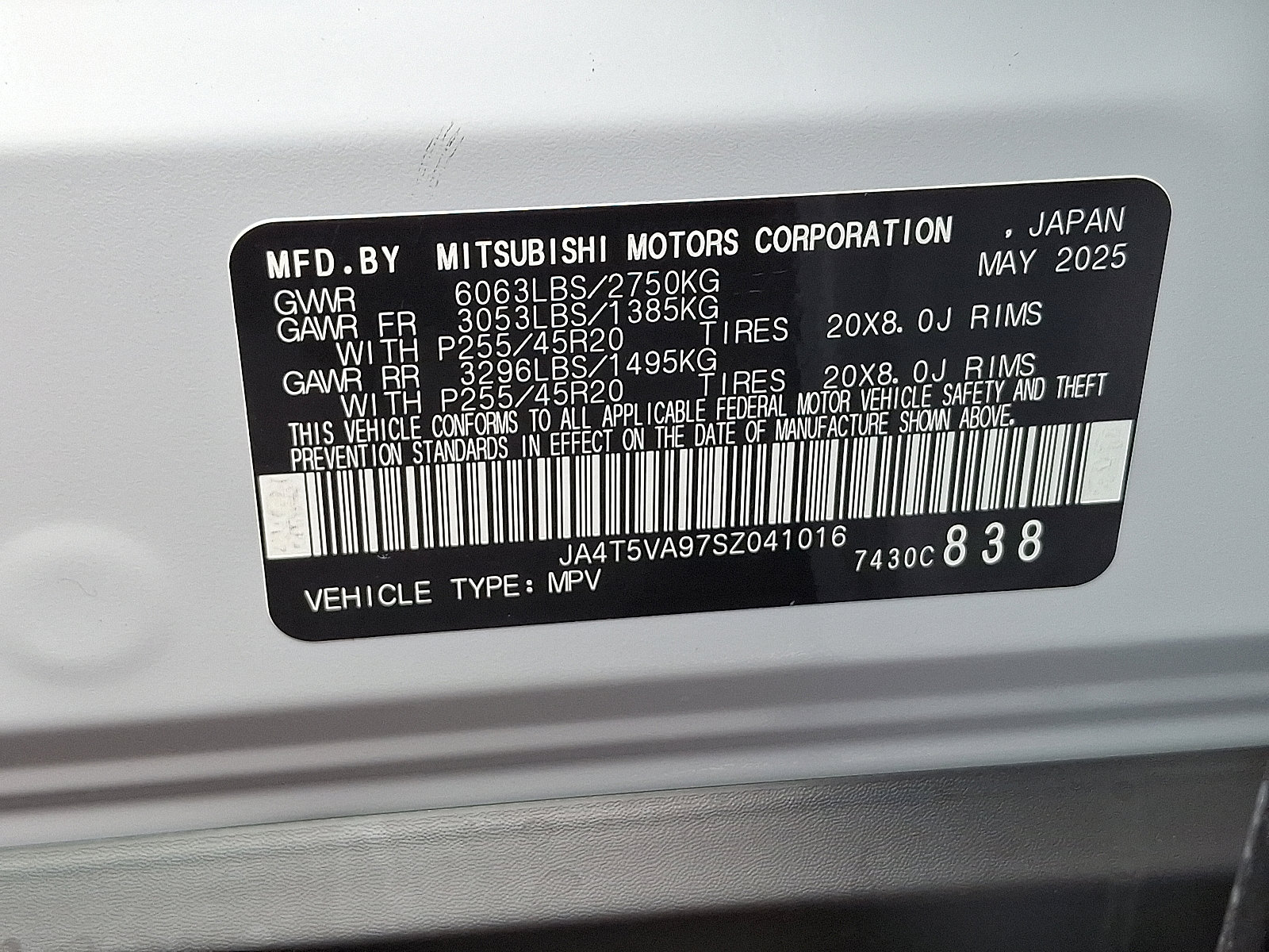 New 2025 Mitsubishi Outlander SE image 20