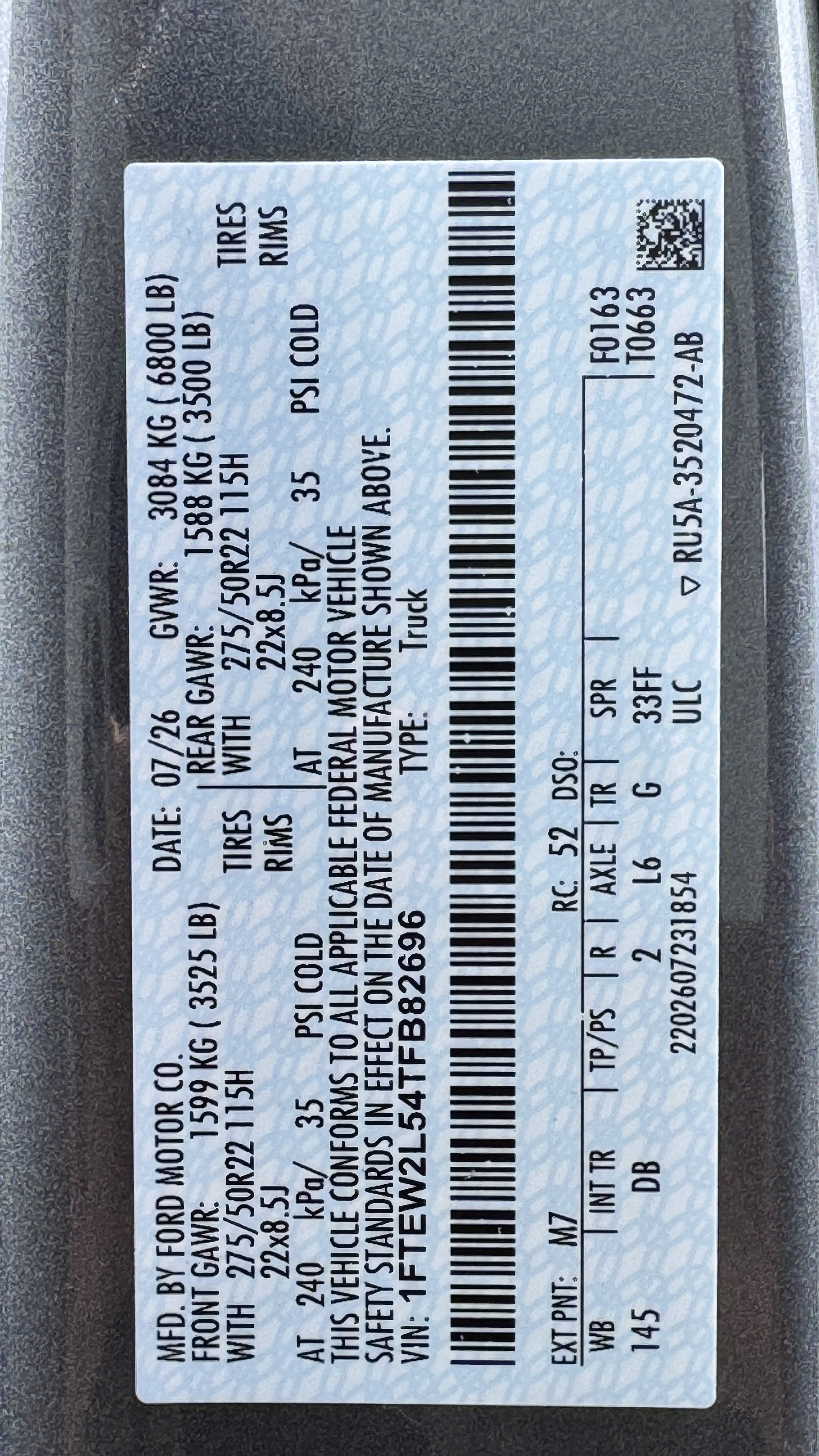Used 2026 Ford F150 STX w/ F-150 LOBO Package AWD/4WD image 13