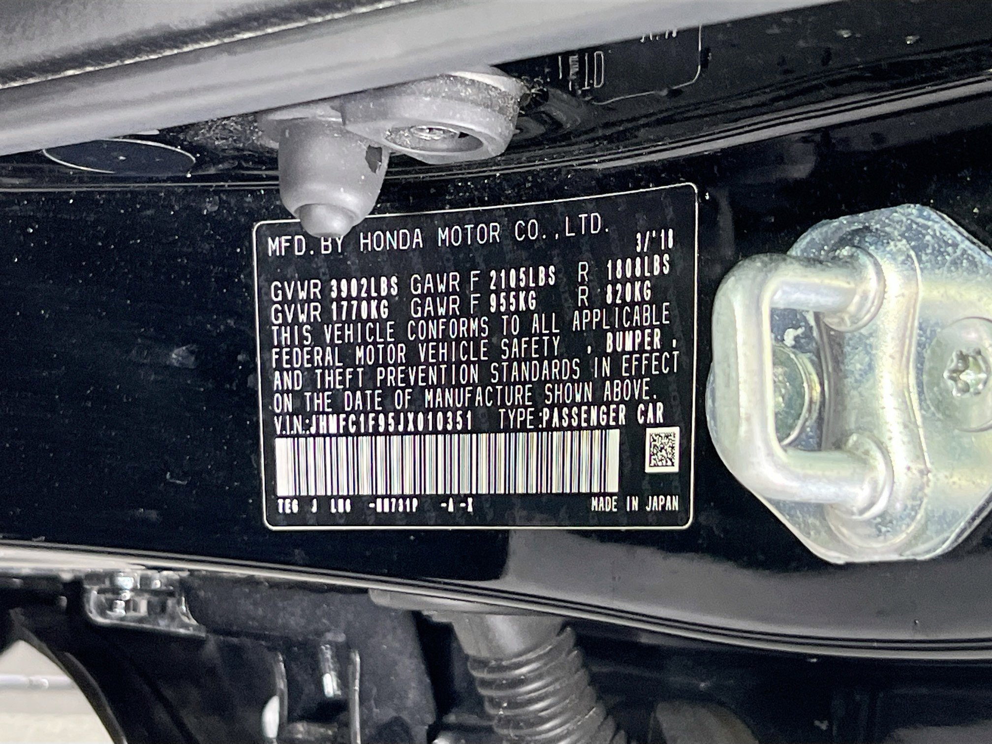 Used 2018 Honda Civic Touring image 32