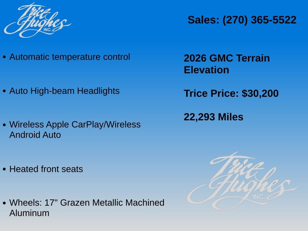 Used 2026 GMC Terrain Elevation AWD/4WD image 7