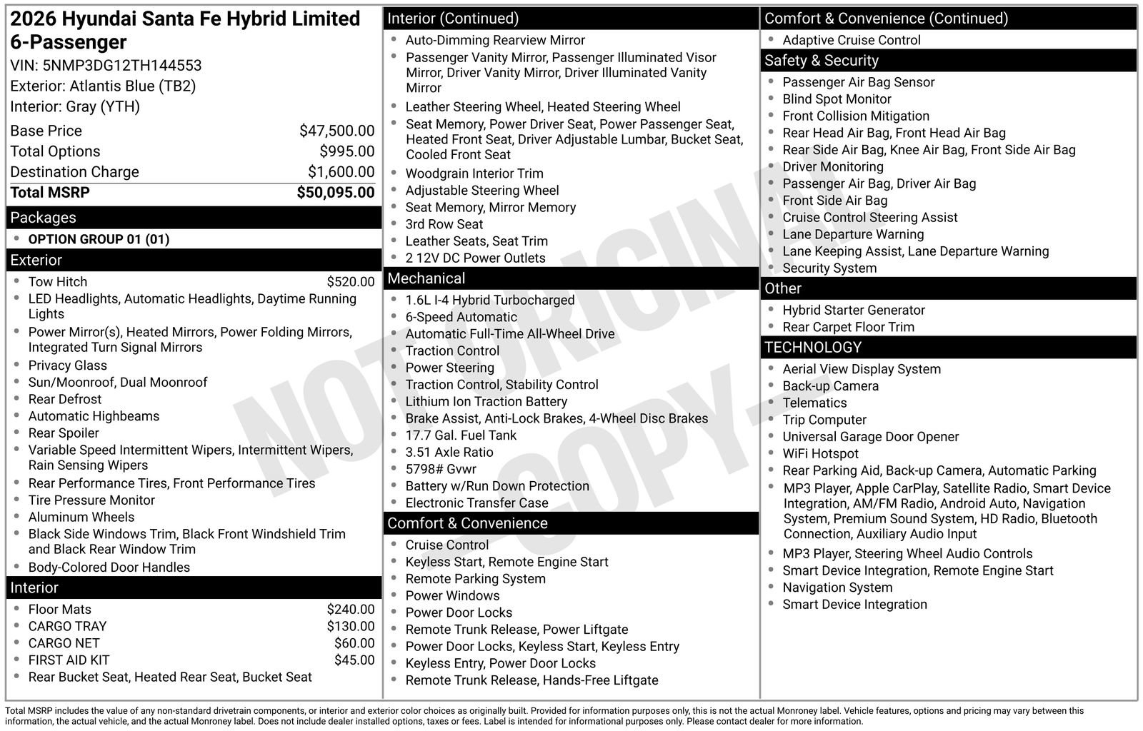 New 2026 Hyundai Santa Fe Limited AWD/4WD image 20