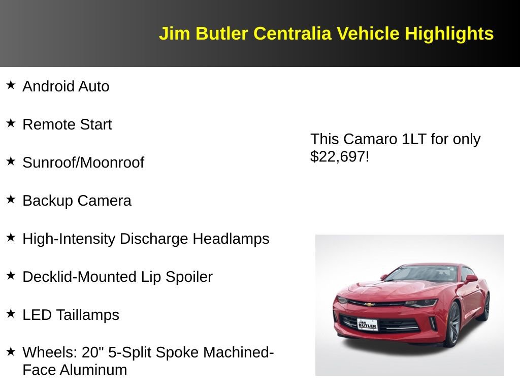 Used 2018 Chevrolet Camaro LT w/ RS Package image 12