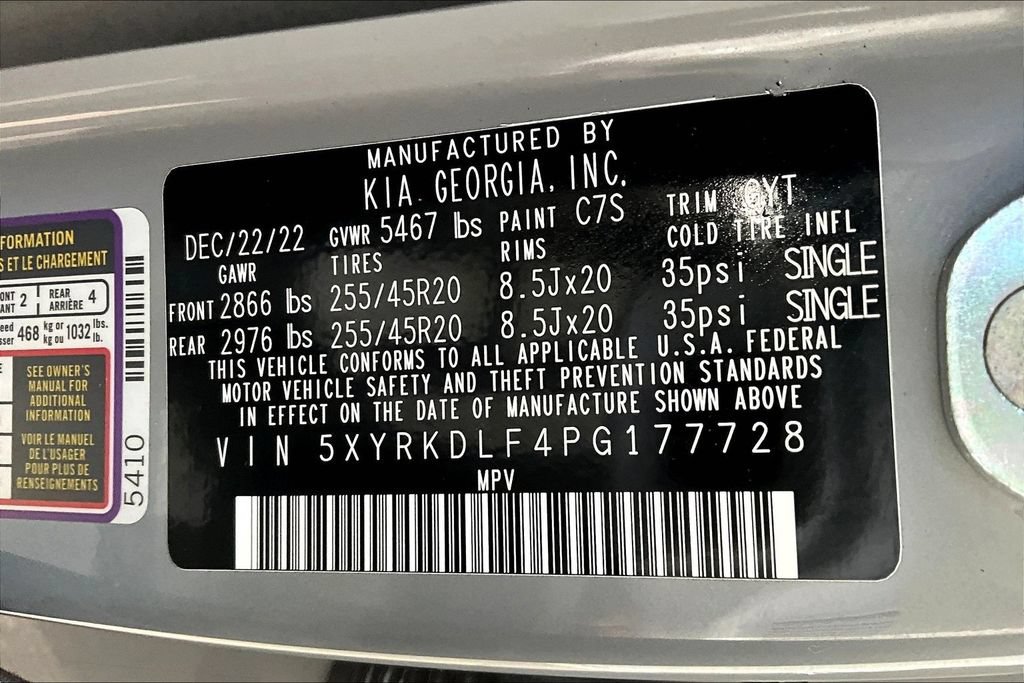 Certified 2023 Kia Sorento SX AWD/4WD image 18
