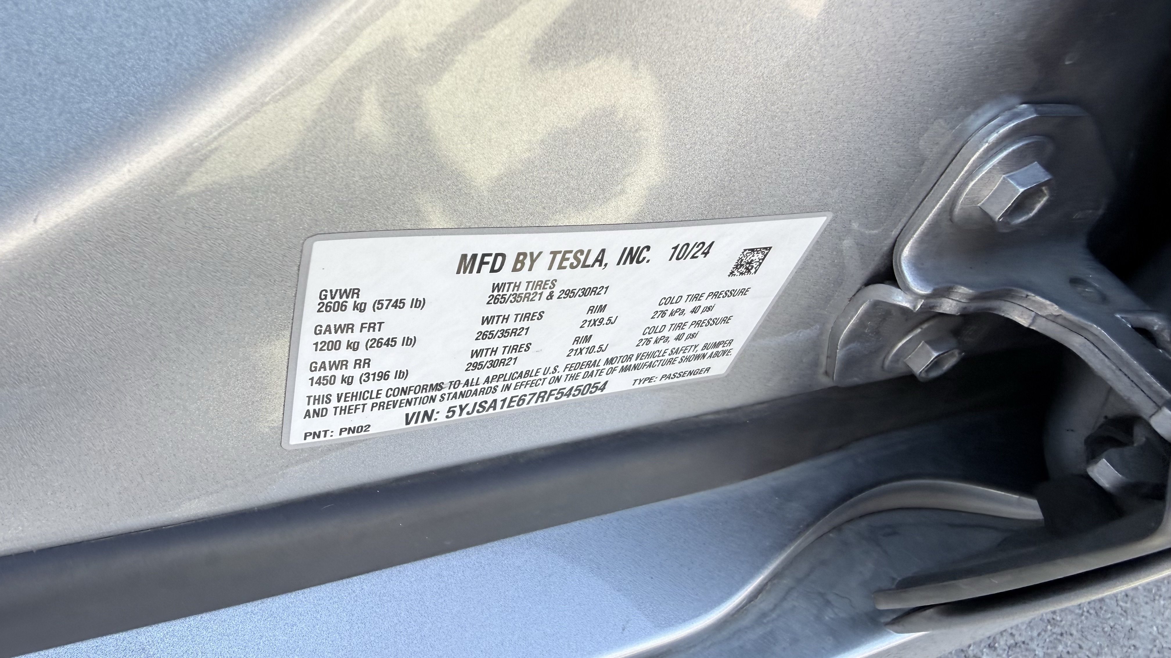 Used 2024 Tesla Model S Plaid AWD/4WD image 27