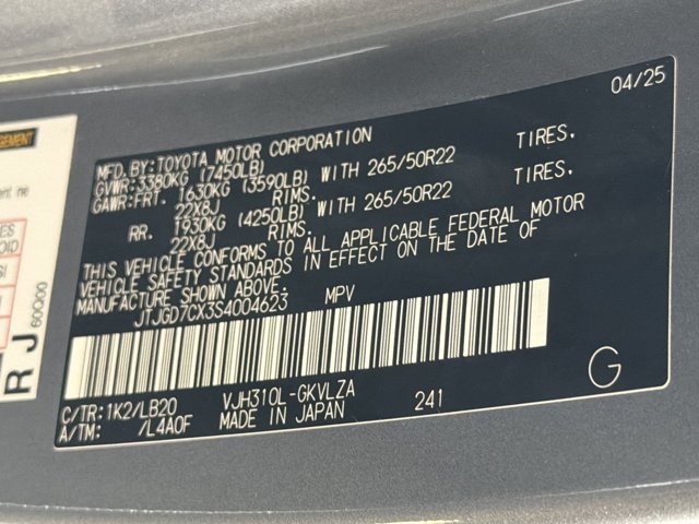 Certified 2025 Lexus LX 700h Luxury AWD/4WD image 29