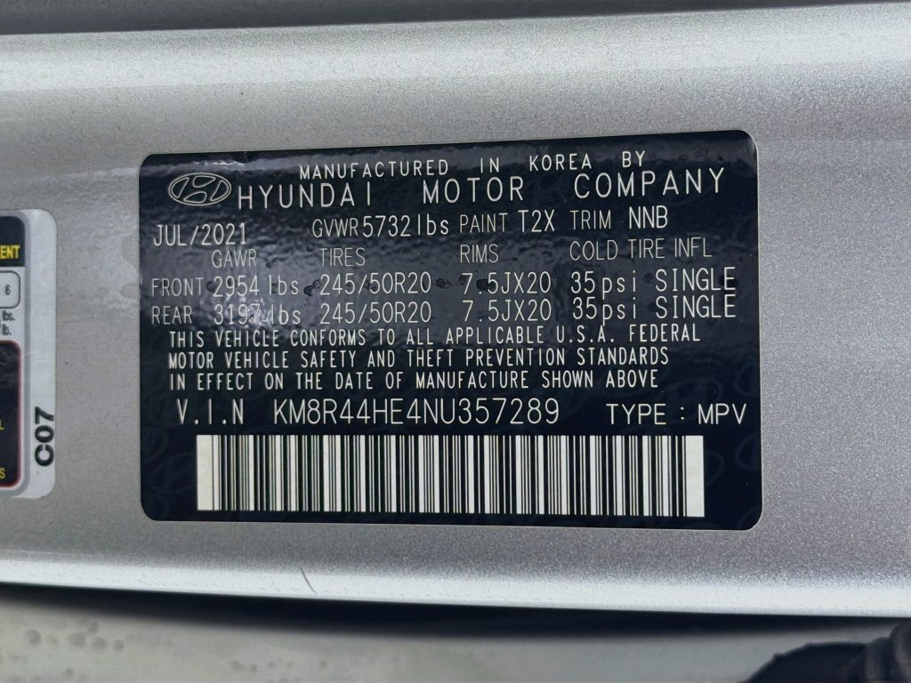 Used 2022 Hyundai Palisade SEL w/ 8P Bench Seat Package FWD image 36
