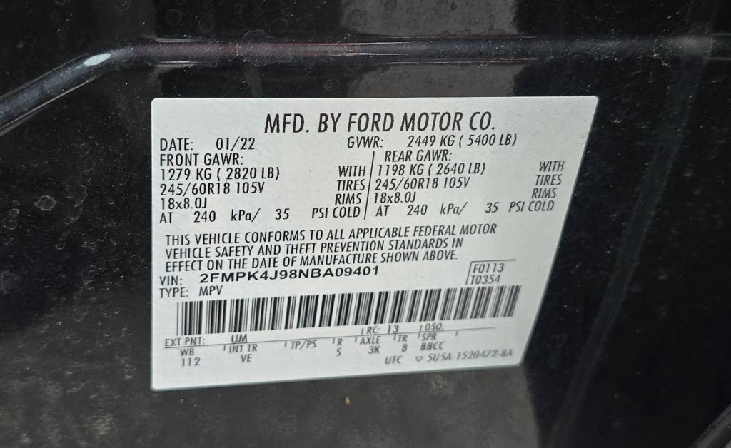 Used 2022 Ford Edge SEL w/ Convenience Package AWD/4WD image 19