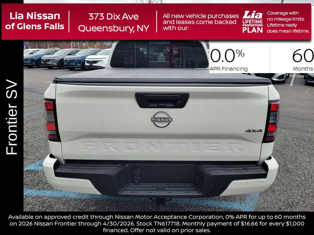 New 2026 Nissan Frontier SV w/ SV Convenience Package image 4