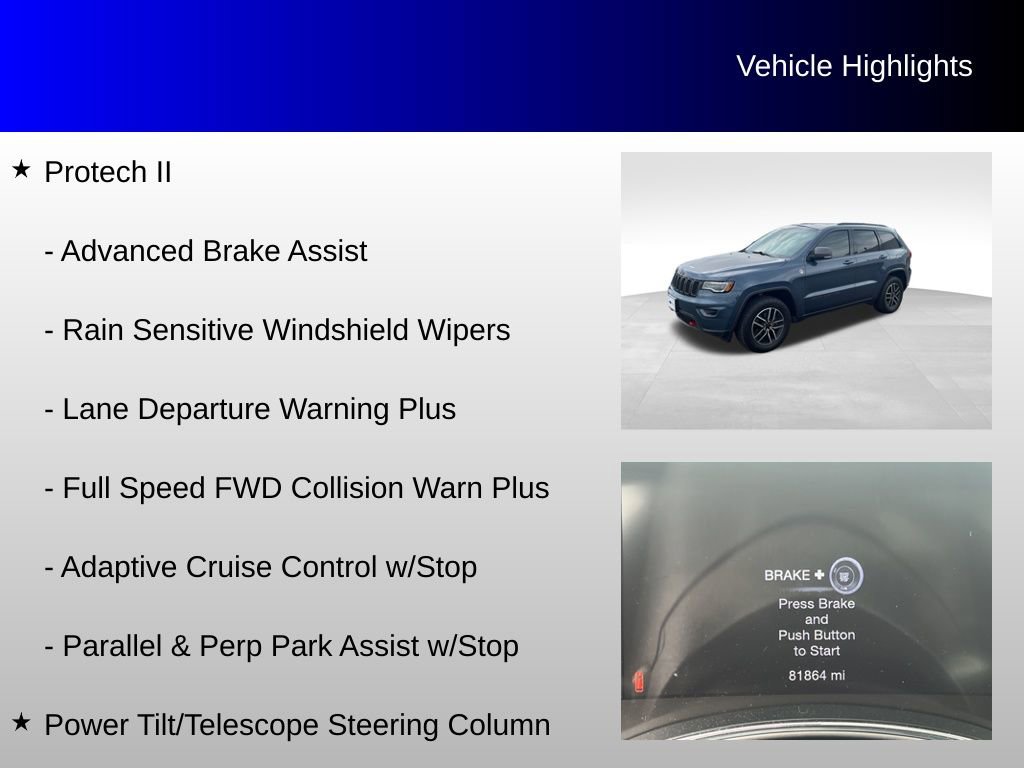 Used 2020 Jeep Grand Cherokee Trailhawk w/ Trailhawk Luxury Group AWD/4WD image 16