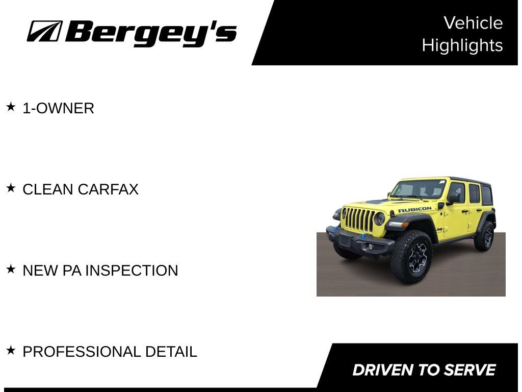 Used 2023 Jeep Wrangler Unlimited Rubicon 4xe AWD/4WD image 4
