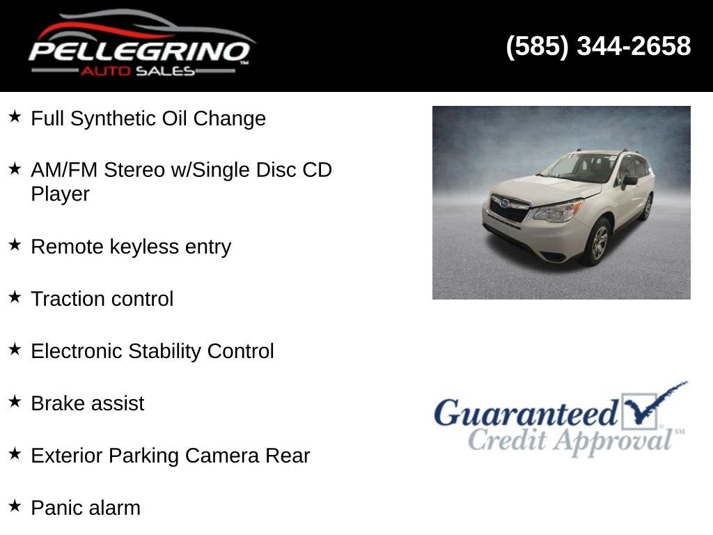 Used 2015 Subaru Forester 2.5i image 2