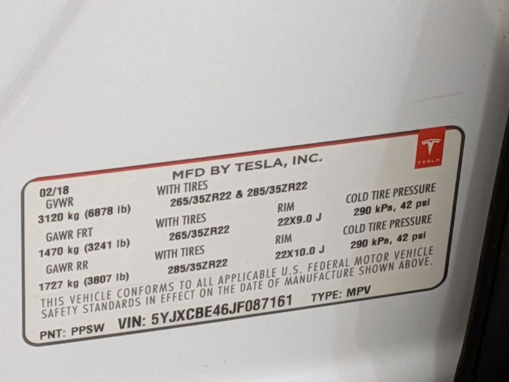 Used 2018 Tesla Model X P100D image 36