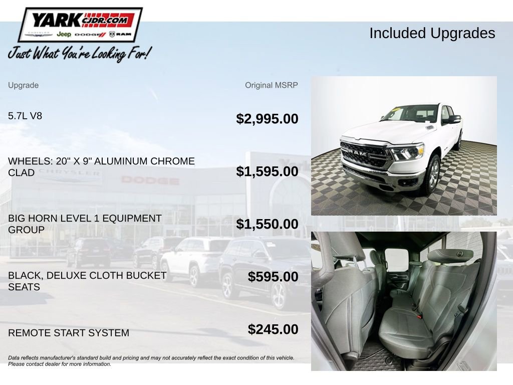 Certified 2022 RAM 1500 Big Horn AWD/4WD image 5
