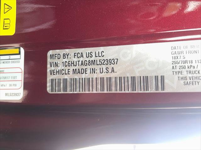 Certified 2021 Jeep Gladiator Sport w/ Quick Order Package 24Q 80Th image 20