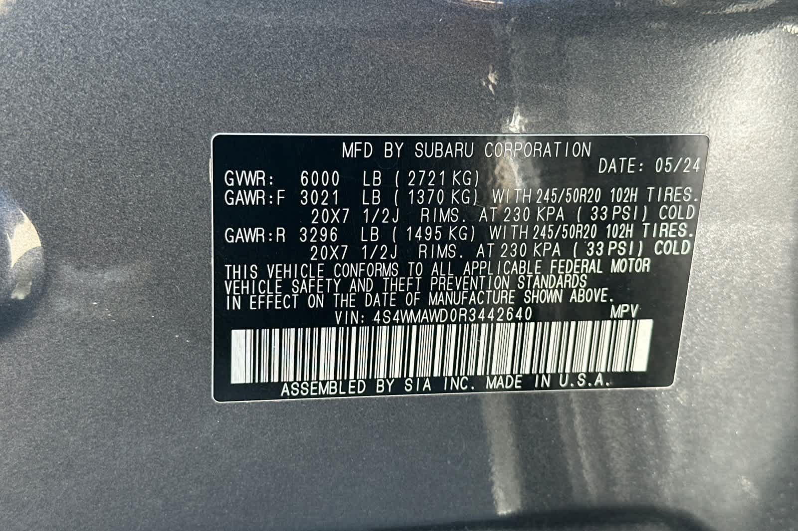Used 2024 Subaru Ascent Touring AWD/4WD image 30