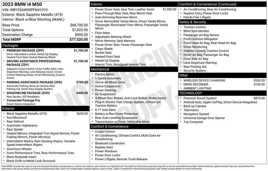 Used 2023 BMW i4 M50 image 15