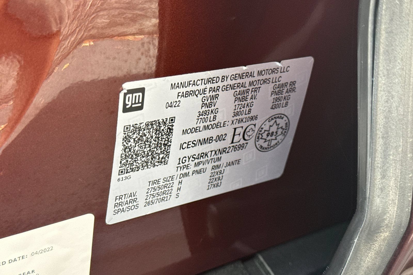 Certified 2022 Cadillac Escalade ESV Sport Platinum AWD/4WD image 39