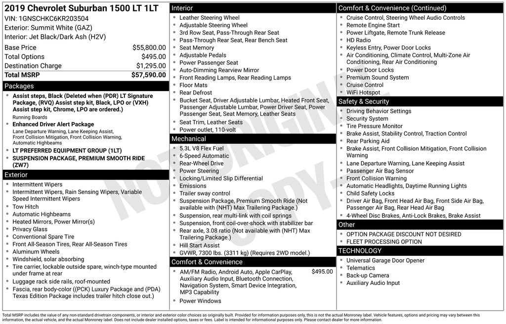 Used 2019 Chevrolet Suburban LT image 35