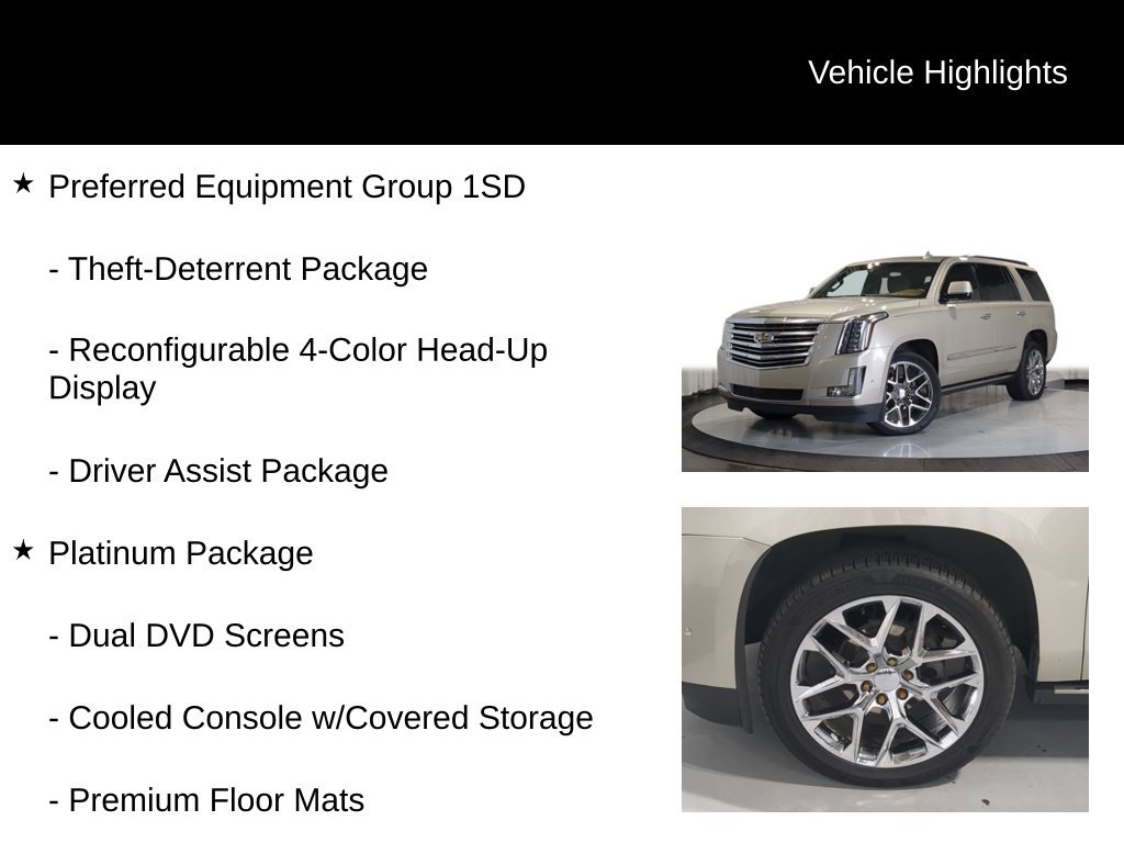 Used 2017 Cadillac Escalade Platinum AWD/4WD image 19