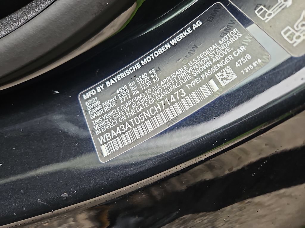 Used 2022 BMW 430i xDrive Convertible w/ M Sport Package AWD/4WD image 14