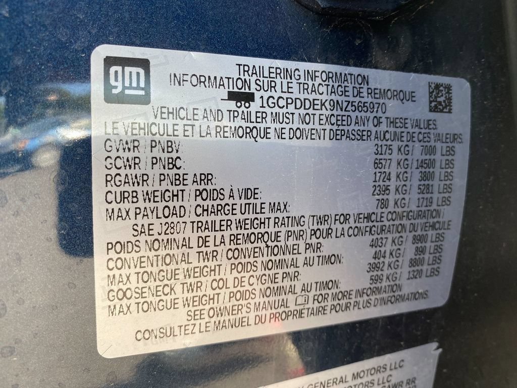 Used 2022 Chevrolet Silverado 1500 LT w/ Protection Package AWD/4WD image 34