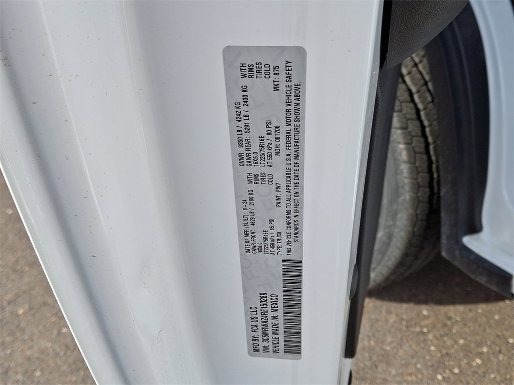 New 2024 RAM ProMaster 3500 w/ Delivery Van Package image 18