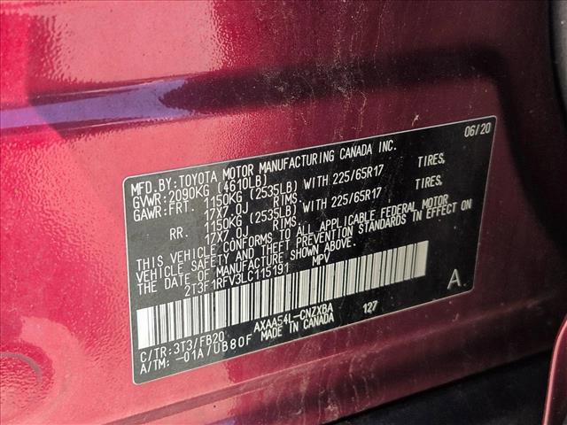 Used 2020 Toyota RAV4 LE w/ All Weather Liner Package image 24