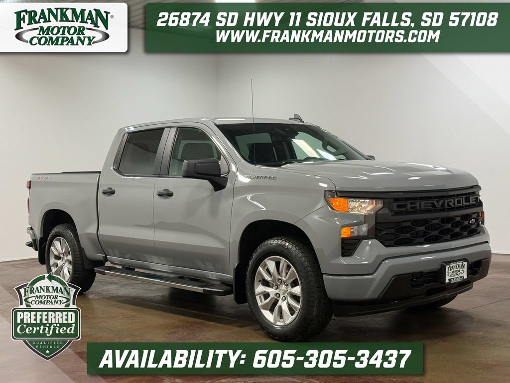 Used 2024 Chevrolet Silverado 1500 Custom AWD/4WD image 1