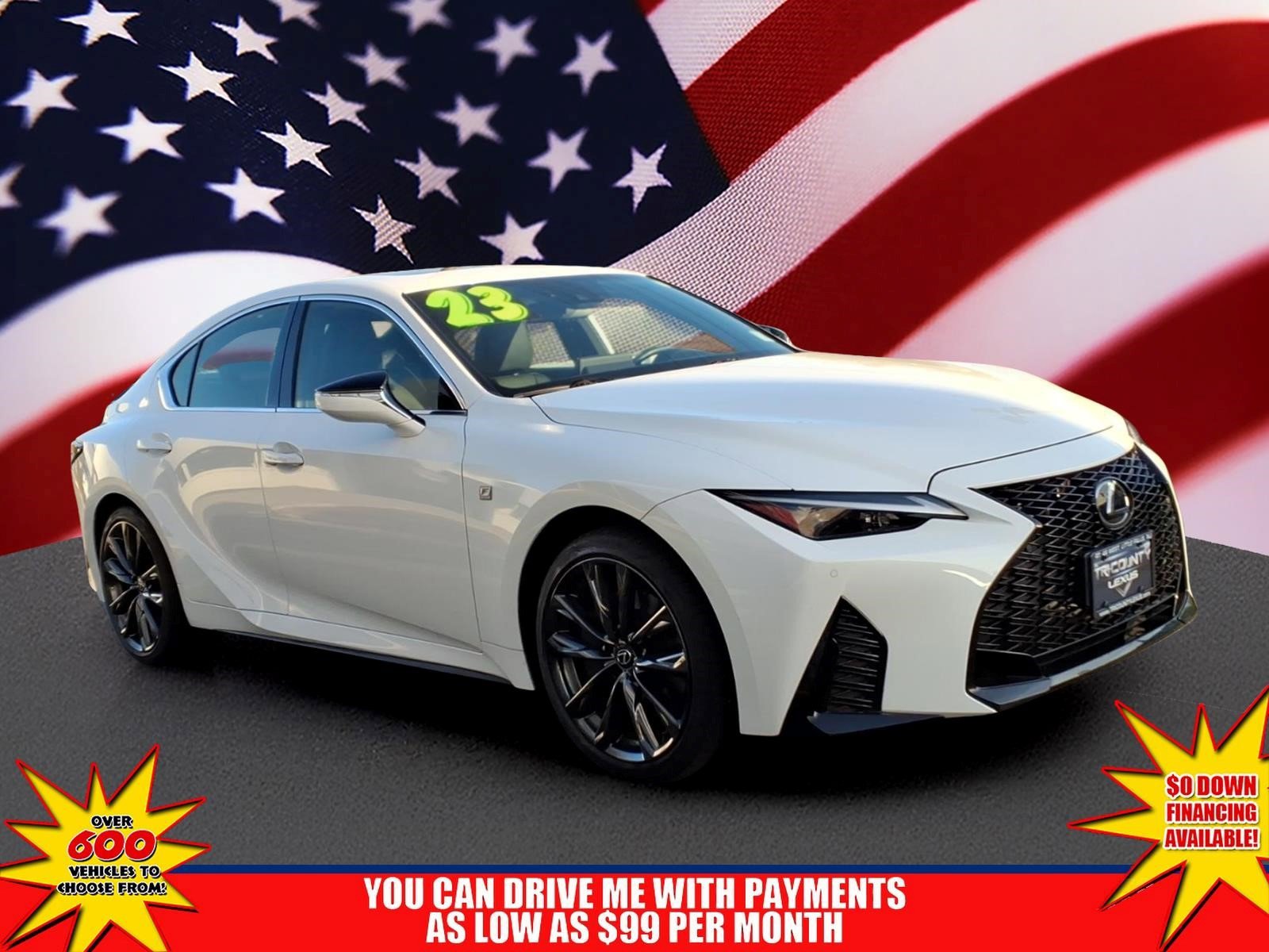 Certified 2023 Lexus IS 350 F Sport w/ Memory Package AWD/4WD image 1