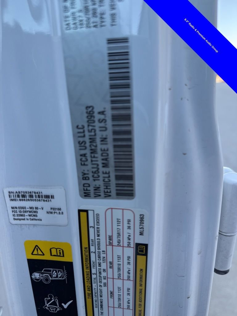 Used 2021 Jeep Gladiator Overland w/ Popular Equipment Package image 12