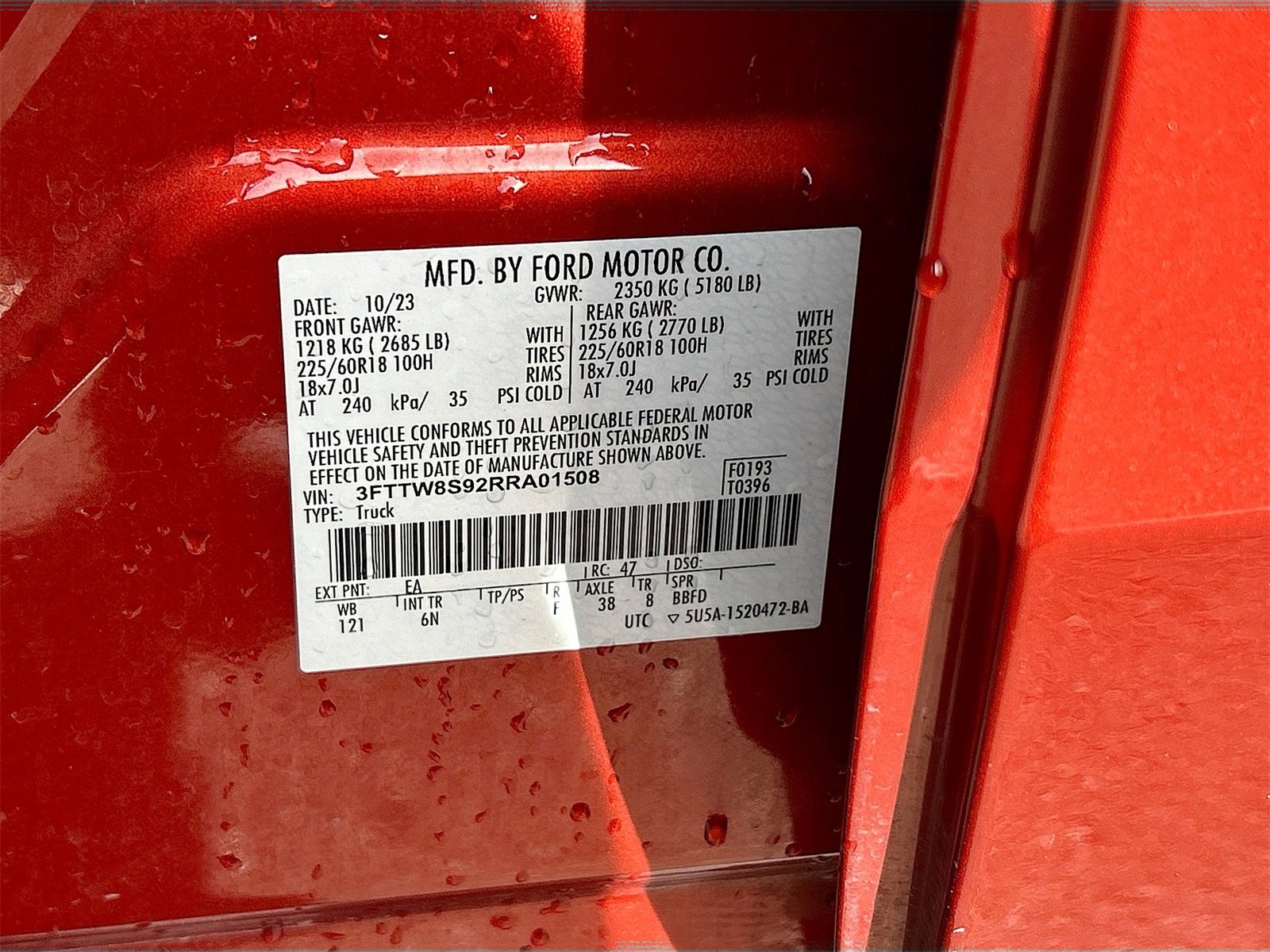 Used 2024 Ford Maverick Lariat w/ 4K Tow Package image 32