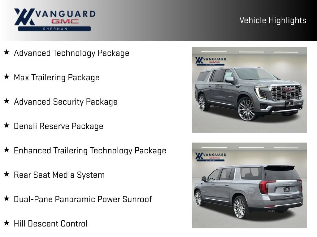 New 2026 GMC Yukon XL Denali w/ Denali Reserve Package AWD/4WD image 10